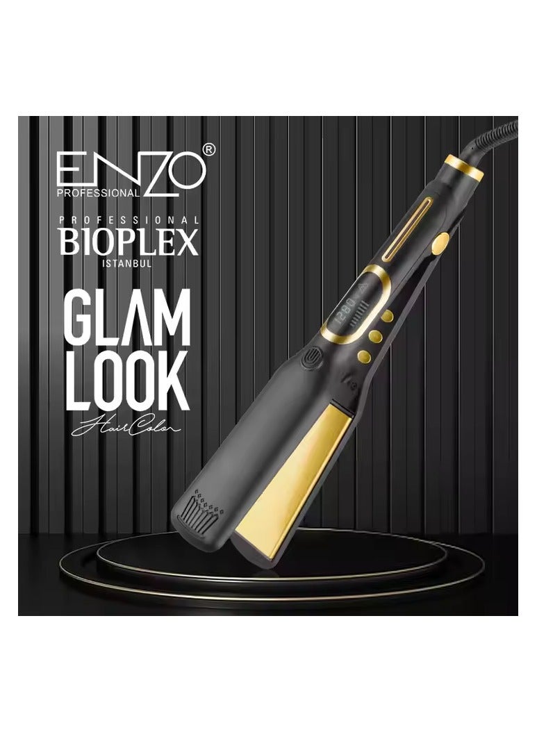 ENZO Professional Premium Hair Straightener – Fast Heat-Up, Adjustable Temperature, Ceramic Plates for Smooth, Frizz-Free Styling - Image 4