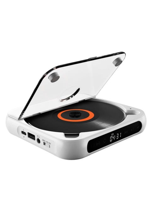 KC-918 Portable CD Player,  Personal CD Players with Bluetooth for Car, Travel or Language learning, Rechargeable Small Music Player