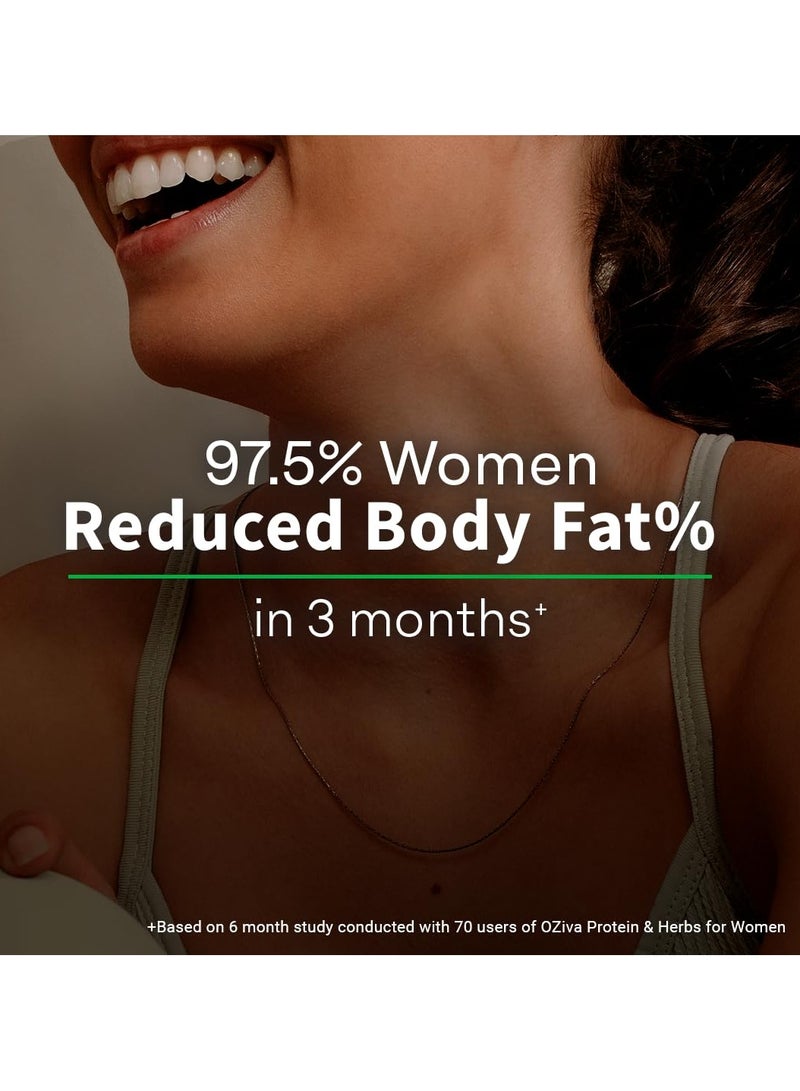 أوزيفا البروتين والأعشاب للنساء، الشوكولاتة، 16 حصة، 0 جرام سكر مضاف , 453 جرام - Image 2