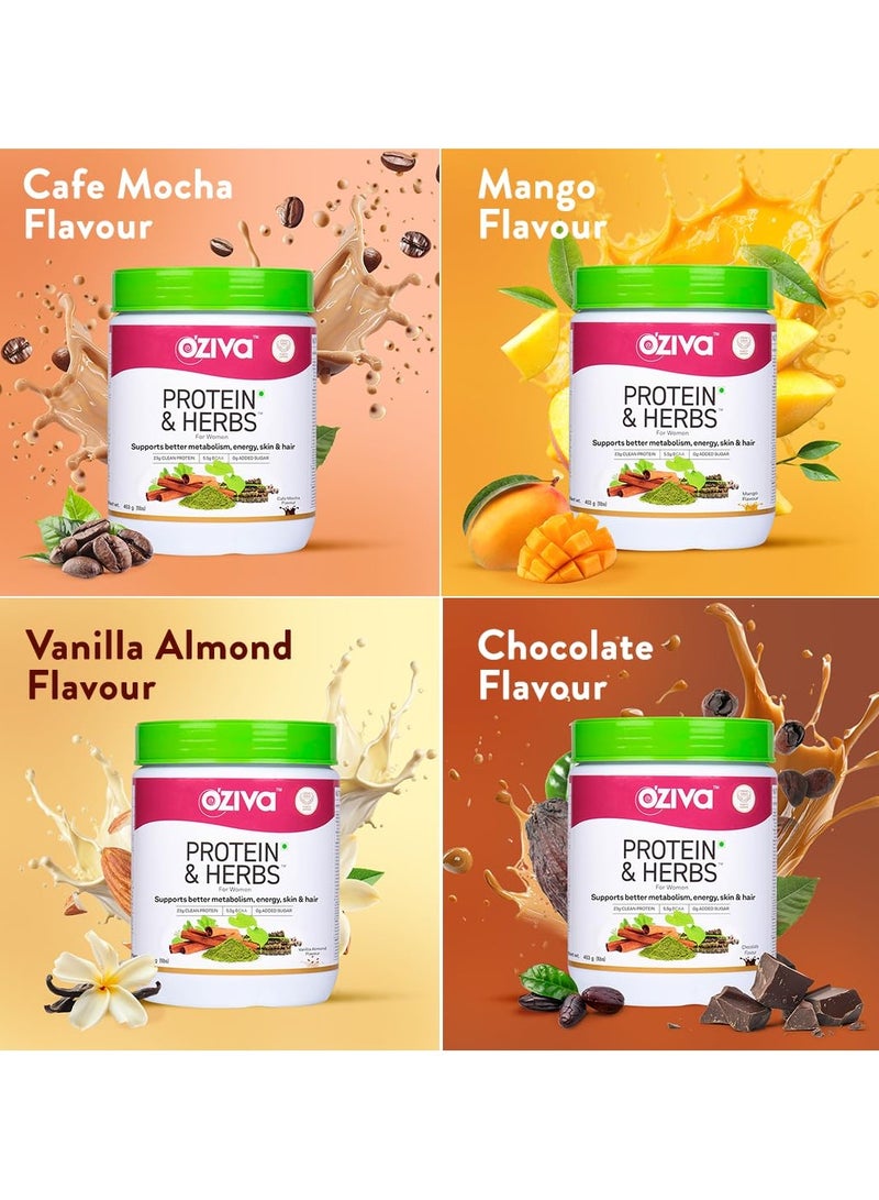 أوزيفا البروتين والأعشاب للنساء، الشوكولاتة، 16 حصة، 0 جرام سكر مضاف , 453 جرام - Image 5
