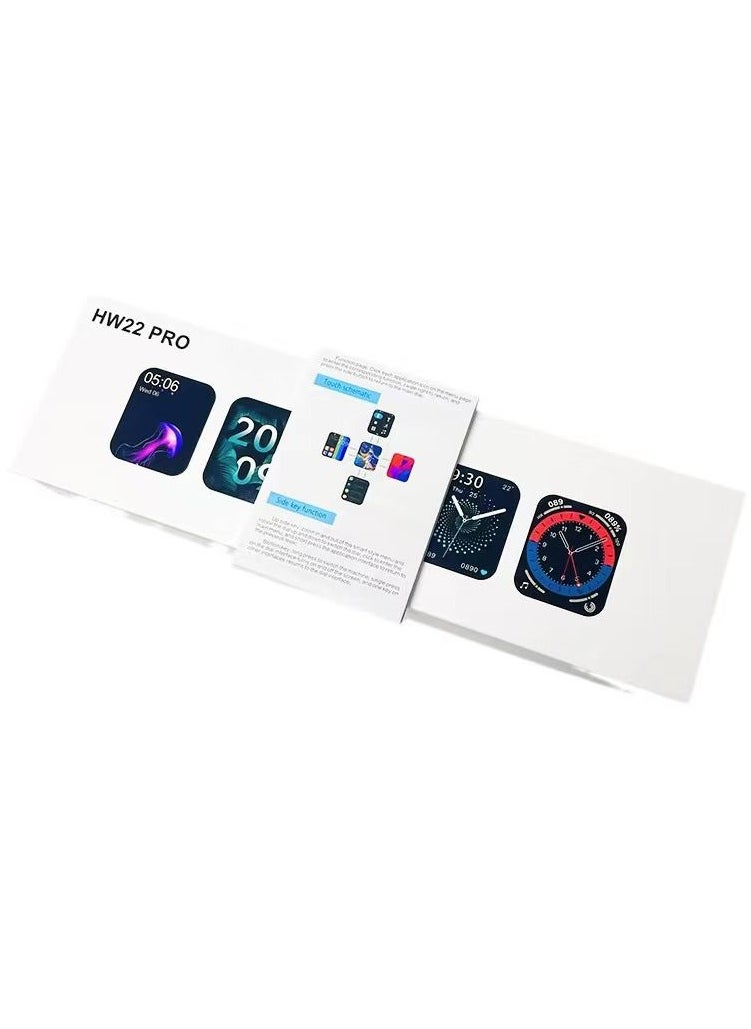 Generic - HW22 Pro Smart Watch with Bluetooth Call, Smart Watches with Wireless Charger, Water Resistant, Smartwatches Measure heart rate, Smartwatch with Full Screen - Image 1
