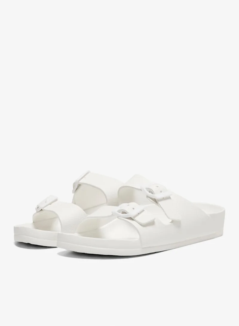 ONLY Double-Strap Slide Sandals