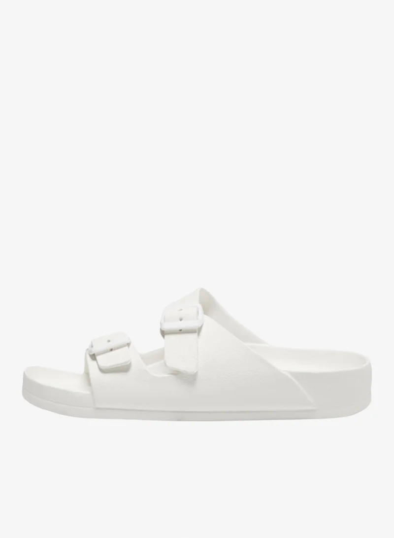 ONLY Double-Strap Slide Sandals
