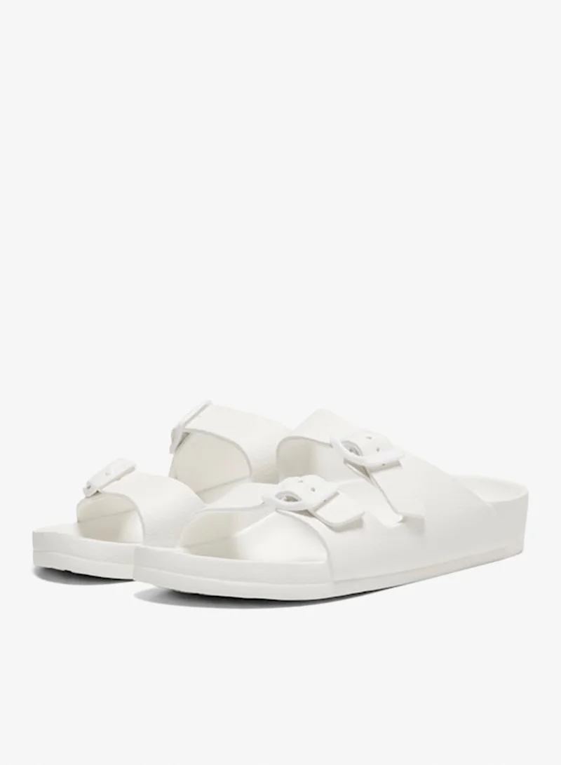 ONLY Double-Strap Slide Sandals