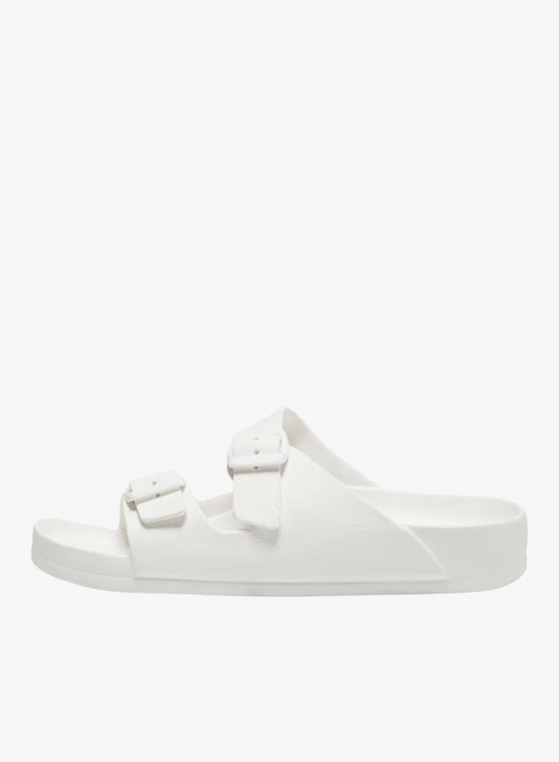 ONLY Double-Strap Slide Sandals