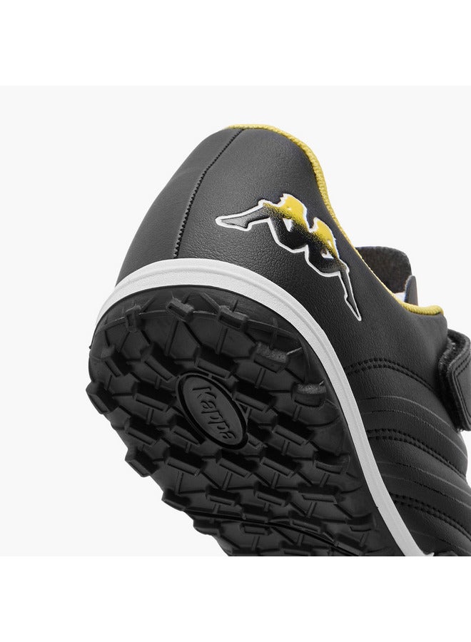 Kappa Boys' Panelled Football Shoes with Hook and Loop Closure  - Image 5