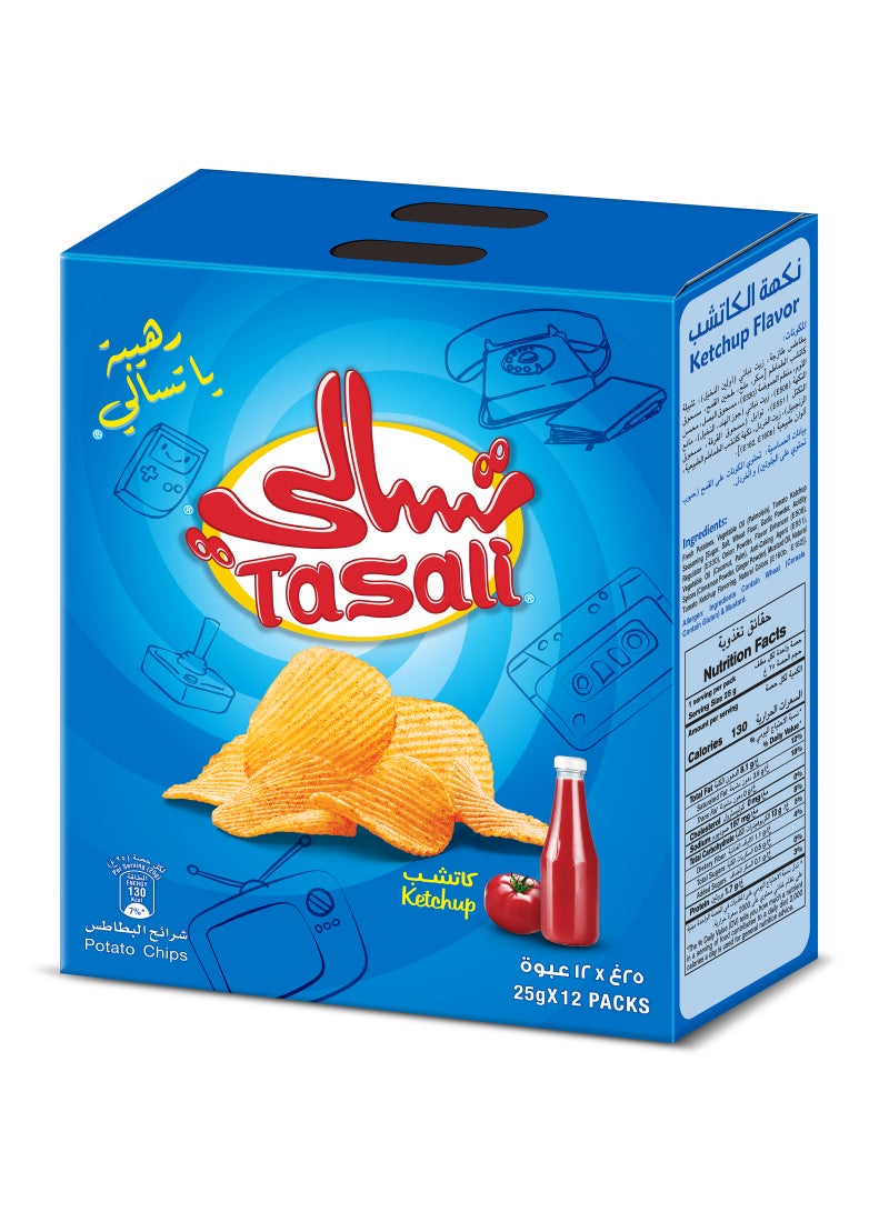 تسالي رقائق البطاطس بنكهة الكاتشب - Image 1