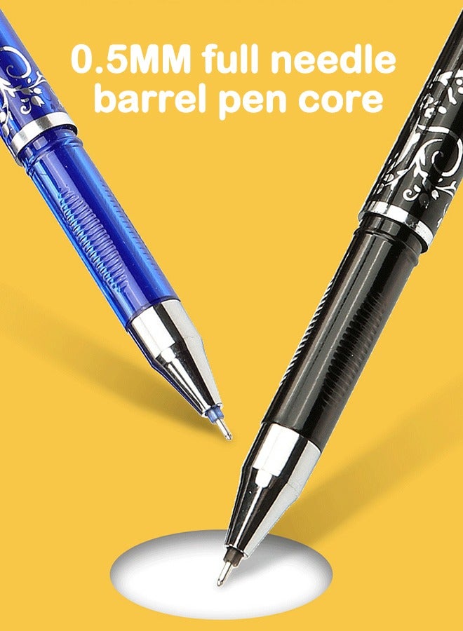 Retractable Erasable Gel Pens Clicker, Fine Point 0.5mm, Blue Color Inks for Drawing Writing, 12-Pack - Image 3