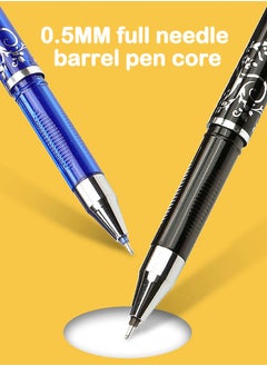 Aodemei Retractable Erasable Gel Pens Clicker, Fine Point 0.5mm, Blue Color Inks for Drawing Writing, 12-Pack  - Image 4