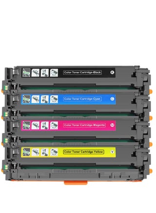 خراطيش حبر المتوافقة مع حبراتش بي HP 131A 131X اتش بي 131A 131X / CF210A CF211A CF212A CF213A طابعة HP Color LaserJet Pro 200 Color MFP M251nw M276nw M276n M251n (أسود، سماوي، أرجواني، أصفر) - pzsku/Z2ACB94F8B778813F7235Z/45/1746230279/d1ec75f8-f2a6-4241-8471-b9d280827585