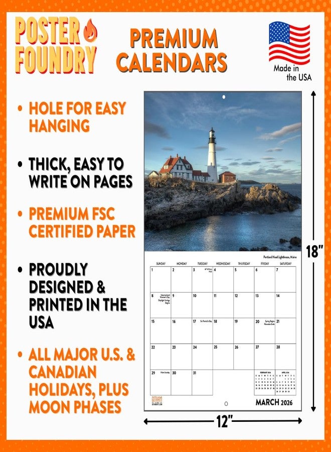 Poster Foundry Movie Cats Calendar 2026 by Vincent Hie Funny Pop Culture Cats in Movies Wall Monthly 12 Month | American Made In The USA - Image 5