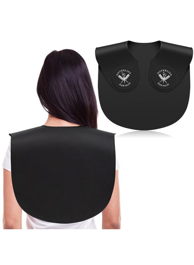 Noverlife Black Hair Cutting Collar, Silicone Hair Cutting Guide Cutting Capes Rubber Neck for Hairstylist, Weighted Hair Dye Collar Haircut Guard Shield, Rubber Neck Wrap Hair Cutting Pad for Salon  - Image 2