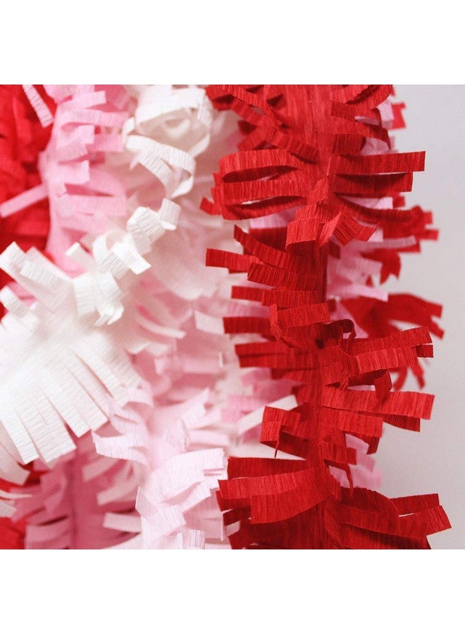 3A Featuretail Multicolor Crepe/Wrinkled Paper Rolls for Flowers Making/Decoration or Bouquet Wrapping - 8ft Length/20in Width (5pcs, Red, Green, Yellow, Pink & White) - Image 3