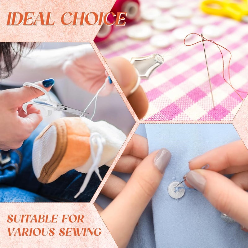 Knitgrip 25 Boxes Mini Travel Sewing Kit Quick Fix Sewing Kits Bulk Basic Portable Pre Threaded Needle Emergency Repair Tool for Adults DIY Handcraft Wedding Gifts Beginner Traveler Home Hotel (White) - Image 5