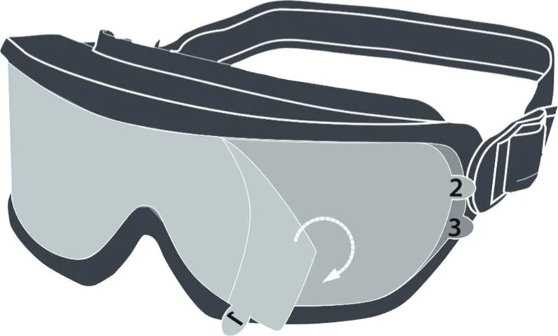 Delta Plus Galeras Transparent Protective Goggle Glasses / Work Glasses