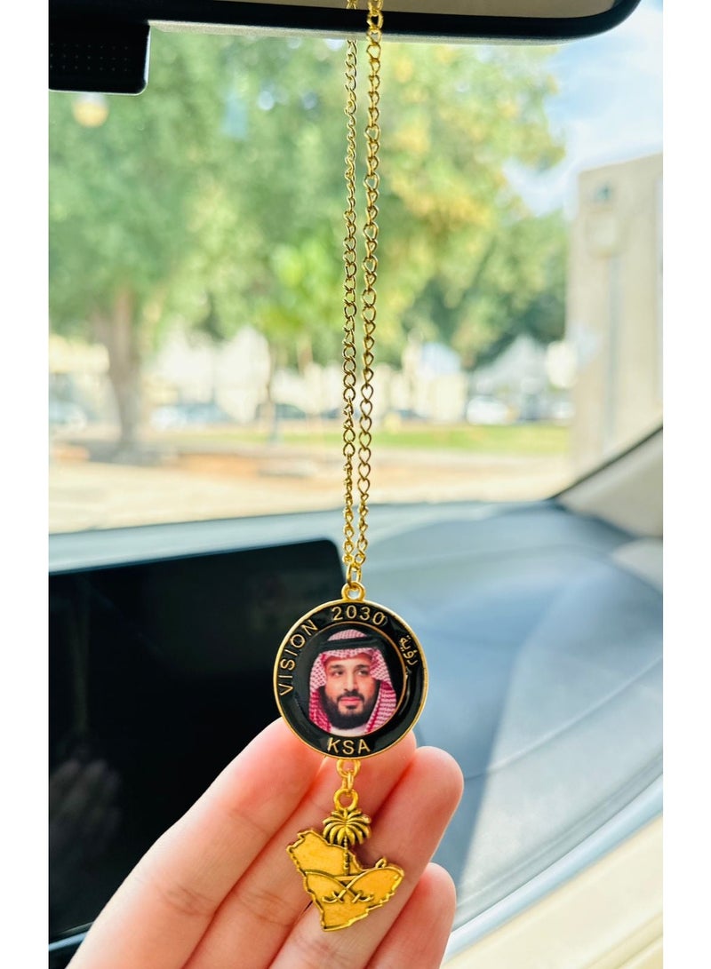 Elegant car hanging ornament crafted – a stylish decorative accessory for the car rearview mirror. - Image 1