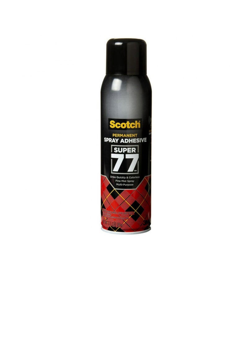 3M Super 77 Multi-Purpose Spray Adhesive - 385g  - Image 1