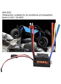 OCTOBER 45A Brushless ESC, RC Airplane Aircraft Helicopter Electronic Speed Controller Accessory Parts Accessory Motor Speed Controller ESC for 1/10 RC Car Model(（45A）)  - Image 4