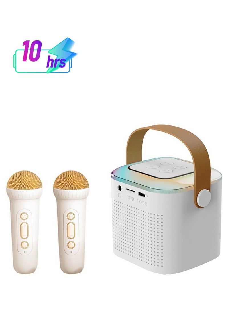 GULFLINK Portable Bluetooth Speaker with Microphone Set White - Image 1