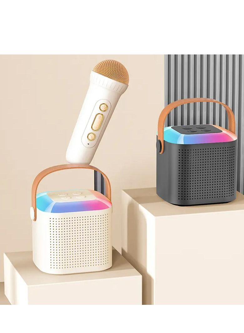 GULFLINK Portable Bluetooth Speaker with Microphone Set White - Image 3