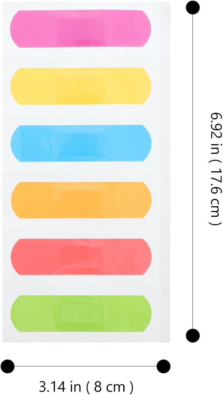 60pcs Colorful Cartoon Hemostatic Bandages Breathable Self-Adhesive Wound Patches Elastic Waterproof First Aid and Adults Random Style - Image 2