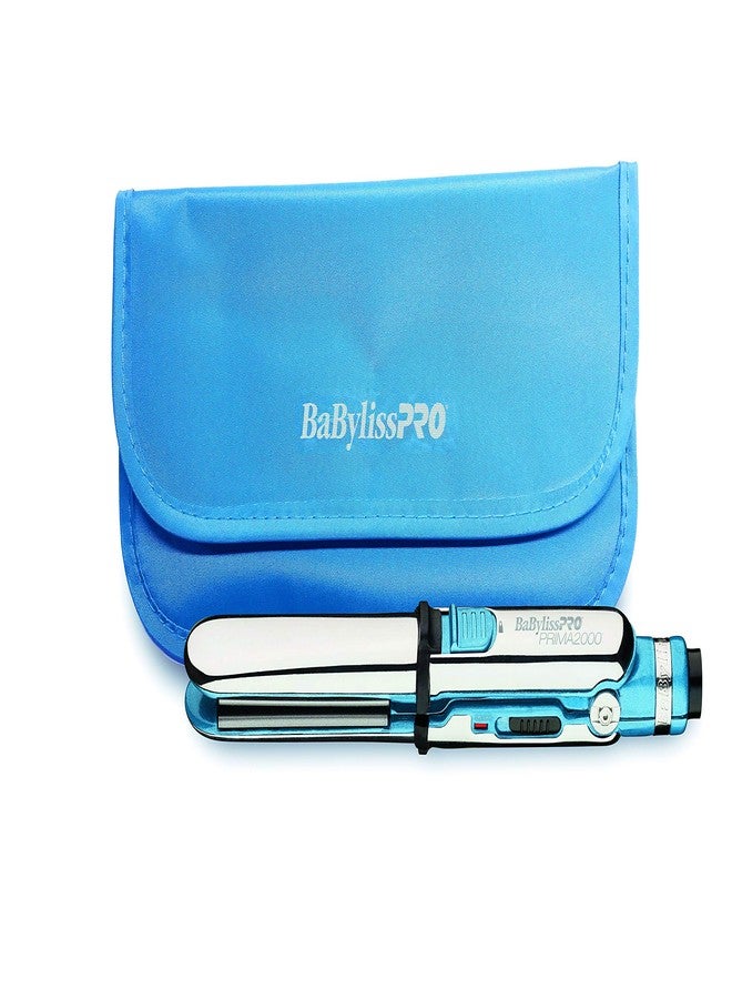 بيبي ليس برو مكواة فرد الشعر المسطحة BaBylissPRO، مقاس 3/4 بوصة، نانو تيتانيوم، طراز Prima 2000 Mini Travel، أدوات وأجهزة تصفيف الشعر، BNT2000UC - Image 3
