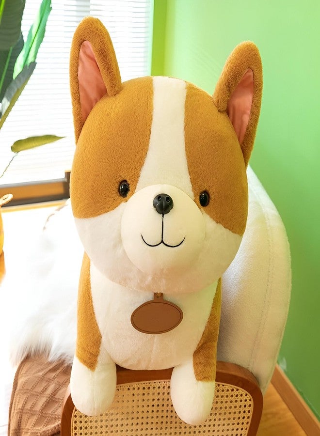 Tickles Cute Corgi Dog Soft Stuffed Plush Animal Toy for Kids Boys & Girls Birthday Gifts (Size: 35 cm Color: Brown & White) - Image 5