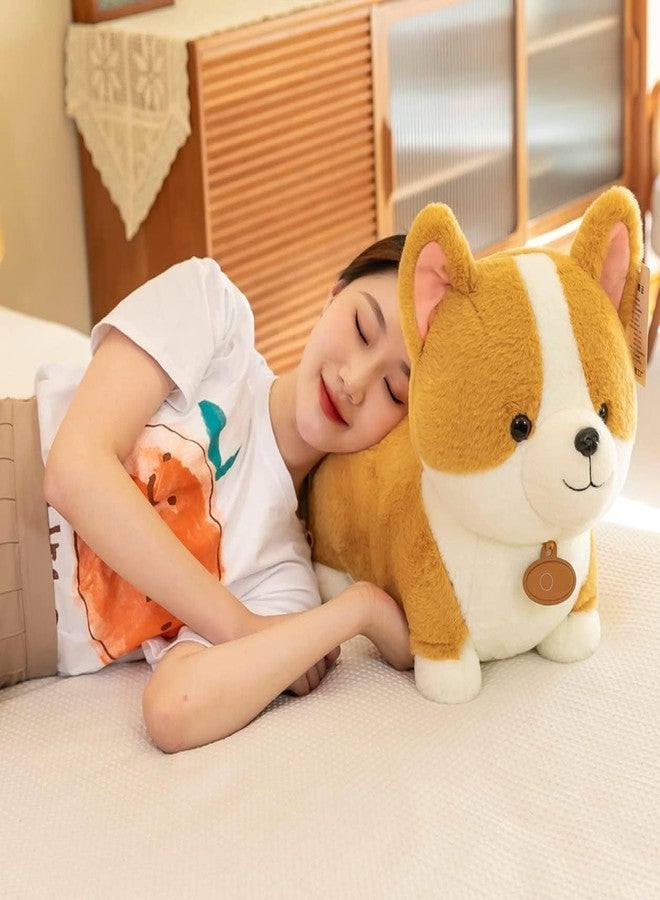 Tickles Cute Corgi Dog Soft Stuffed Plush Animal Toy for Kids Boys & Girls Birthday Gifts (Size: 35 cm Color: Brown & White) - Image 3