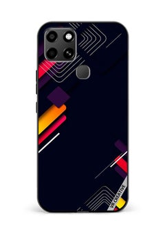 Protective Case Cover For Infinix Smart 6 Pattern Design Multicolour