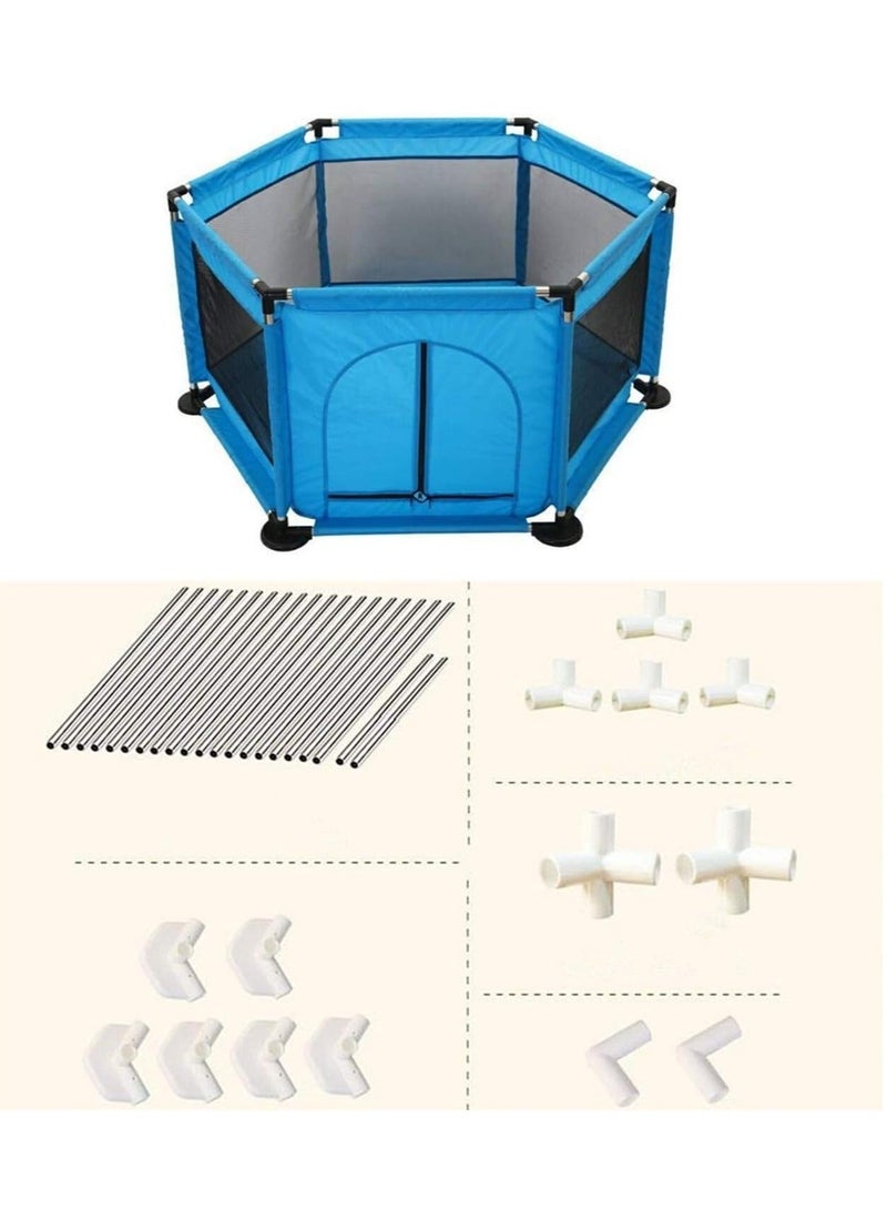 Kiko Baby Fence playpen Children's Infant Hexagonal Ball Pool, Playard Ocean Ball Pool for Kids, Infant Safe Crawling, (Balls not Included) - Image 2