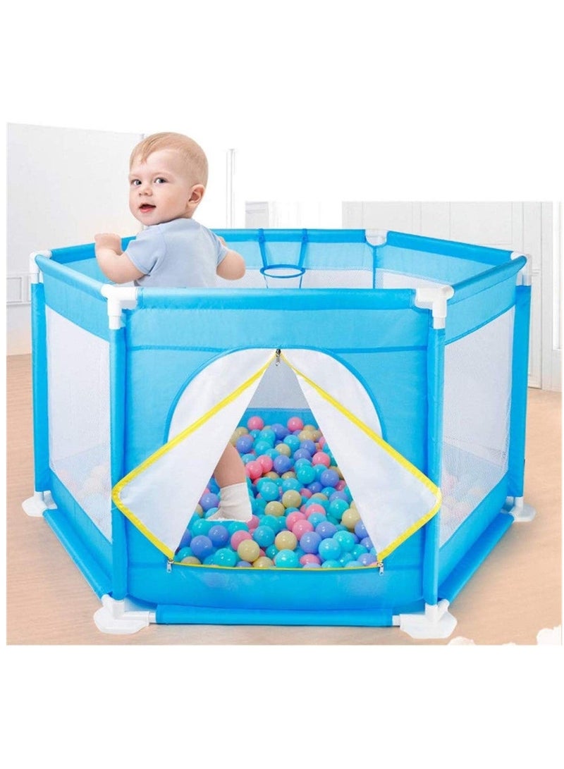Kiko Baby Fence playpen Children's Infant Hexagonal Ball Pool, Playard Ocean Ball Pool for Kids, Infant Safe Crawling, (Balls not Included) - Image 4