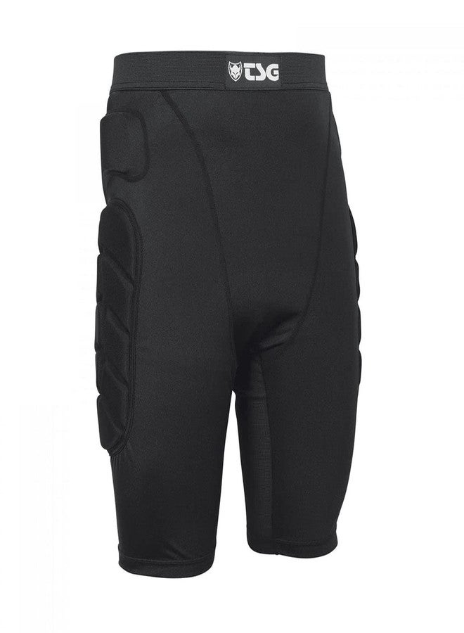 TSG - Crash Pant All Terrain a Protective Shorts Gear Guard for Snowboard, Skate, and Ski - 3D Protection for Hip and Tailbone - Fits Men and Women - Black, Small - Image 1