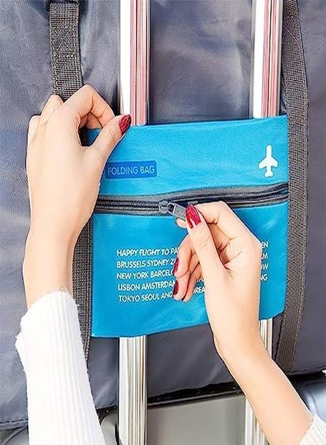 Flywind Waterproof Folding Travel Bags Trolley Zipper Pouch Lightweight Clothes Organizer Storage for Luggage Business Outdoors Camping Travelling - Image 4