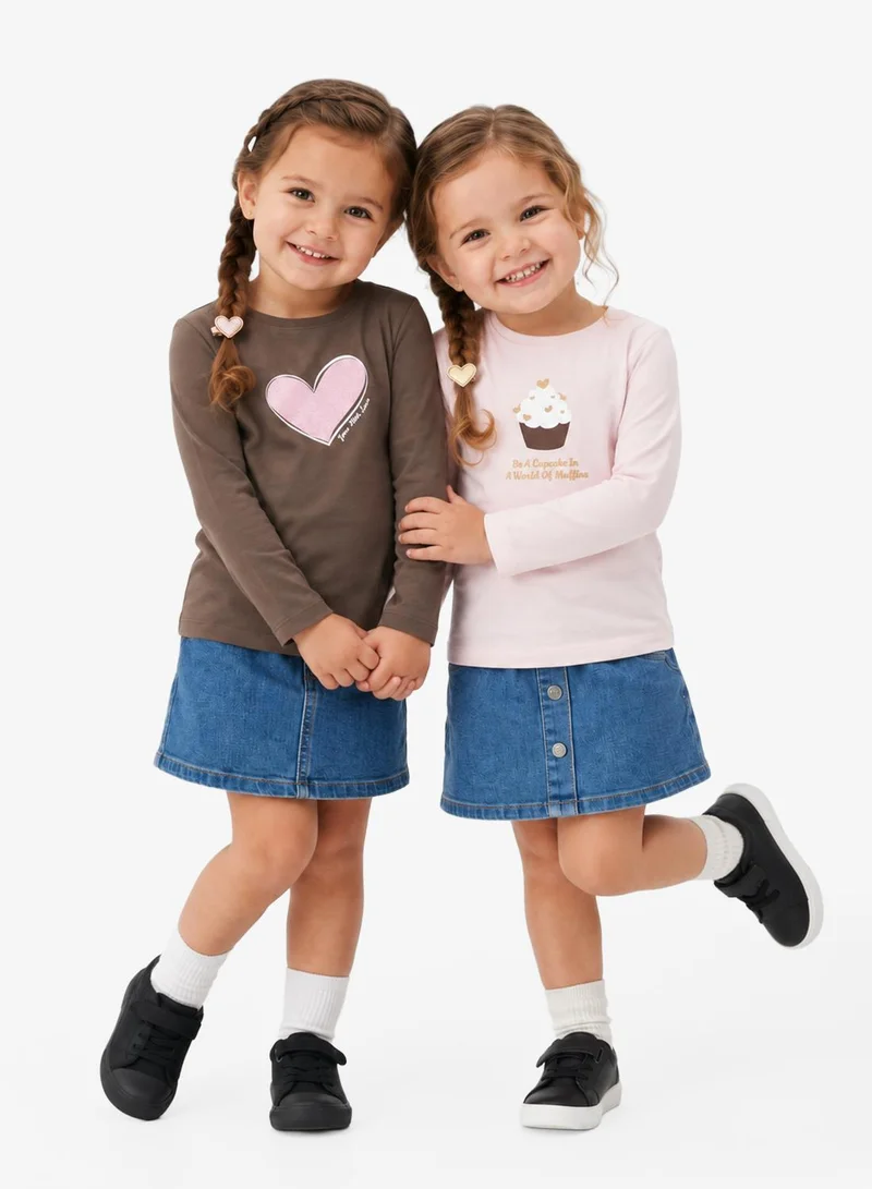 Name It  Kids 2-Pack Long Sleeve Tops for Women | Best Price UAE