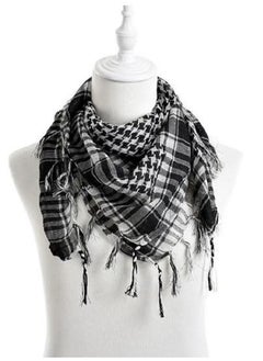 Military Desert Tactical Scarf Black and white