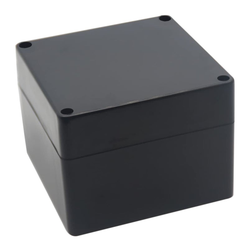 YETLEBOX Watertight Junction Box IP67 Waterproof Project Box Durable ABS Plastic Electronic Enclosure Case for DIY Electrical Project Black 472 x 472 x 354120 x 120 x 90 mm