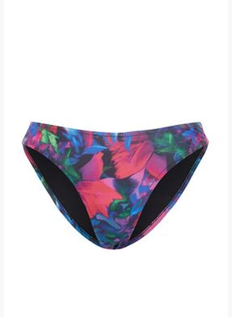 trendyol Floral Pattern V-Cut Bikini Bottoms TBESS23BA00116 - Image 1