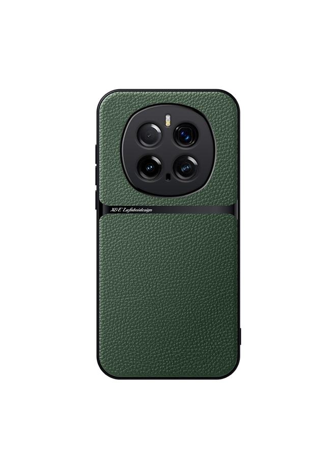 S-TOP Case For Honor Magic7 Pro Litchi Leather Magnetic Full Coverage Shockproof Phone Case - Image 1