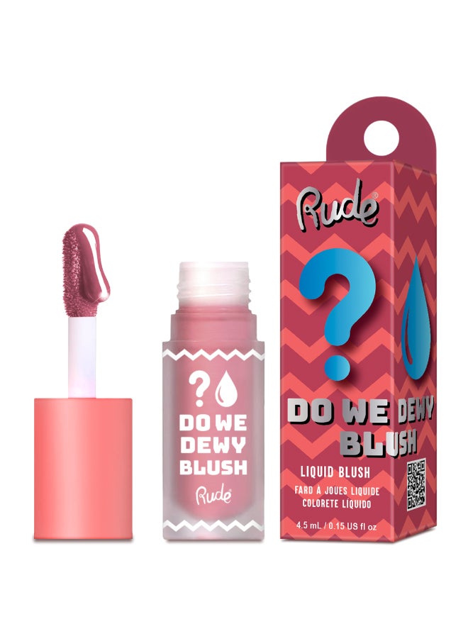 Rude Do We Dewy Liquid Blush - Strawberry Sunset 