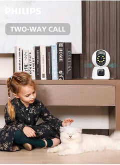 Philips Philips Security Camera Dual camera 1080P WiFi Indoor Outdoor Home for Camera Baby Elderly Monitor  Motion Detection Remote Alarm Smart Tracking Two-Way Audio Night Vision App Cloud  - Image 5