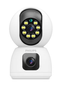 Philips Philips Security Camera Dual camera 1080P WiFi Indoor Outdoor Home for Camera Baby Elderly Monitor  Motion Detection Remote Alarm Smart Tracking Two-Way Audio Night Vision App Cloud  - Image 1