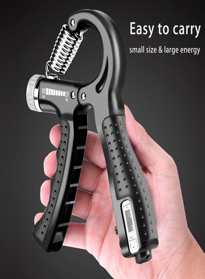 Shopeleven Adjustable Hand Grip Strengthener for Forearms With Counter for Gym Use - Image 5