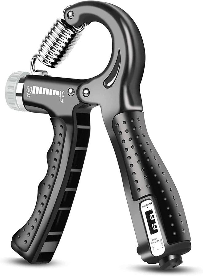 Shopeleven Adjustable Hand Grip Strengthener for Forearms With Counter for Gym Use - Image 1