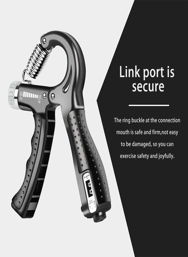Shopeleven Adjustable Hand Grip Strengthener for Forearms With Counter for Gym Use - Image 3