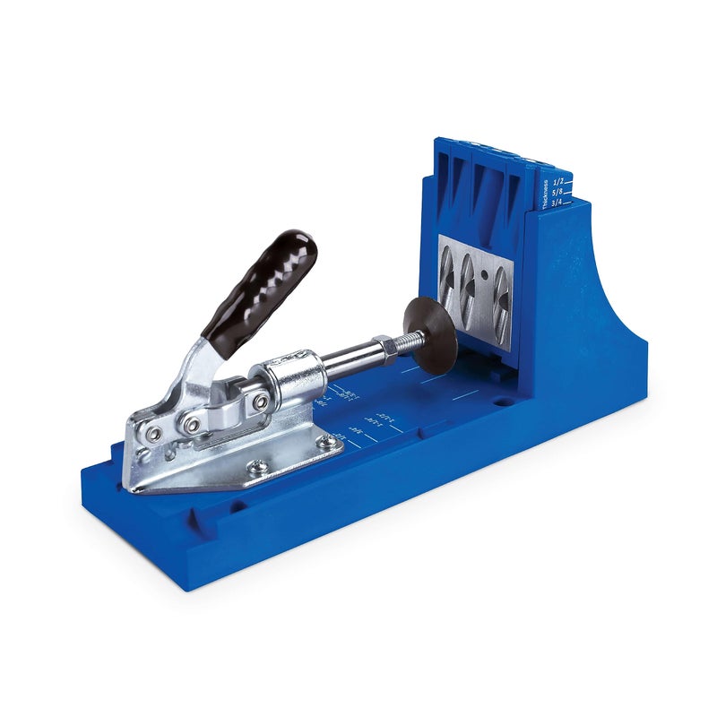 Kreg K4 Pocket Hole Jig - Adjustable, Versatile Jig for Strong Joints - Create Perfect, Rock-Solid Joints - Easily Adjustable Drill Guides - For Materials 1/2" to 1 1/2" Thick - Image 2