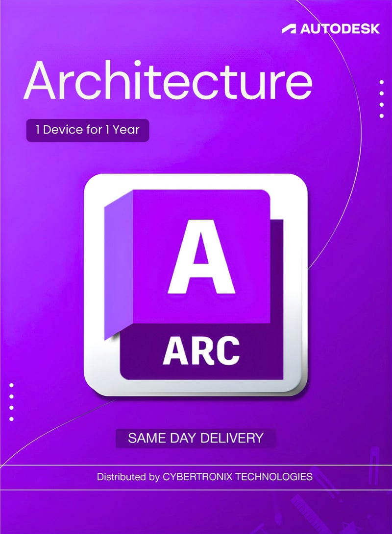 Autodesk Architecture  | 1 Device for 1 Year | Digital License | SAME DAY DELIVERY