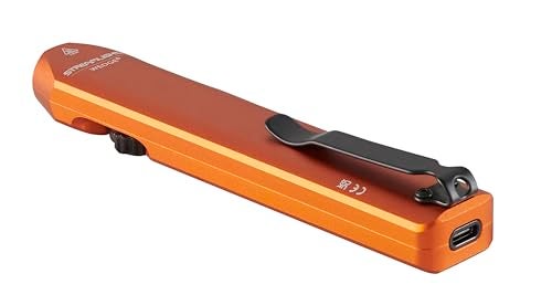 Streamlight 88820 Wedge 1000Lumen Max 300Lumen Standard 1200Candela Flat Everyday Carry Flashlight Includes USBC Cable and Lanyard Orange - Image 3