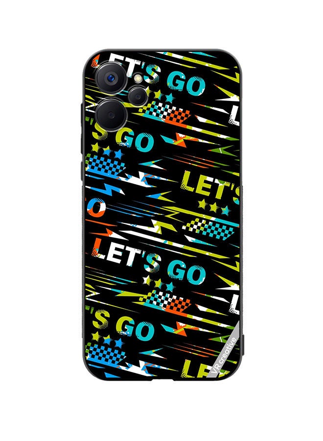 VR CREATIVE Protective Case Cover For Realme 9i 5G Abstract Seamless Grunge Pattern For Boy Design Multicolour - Image 1