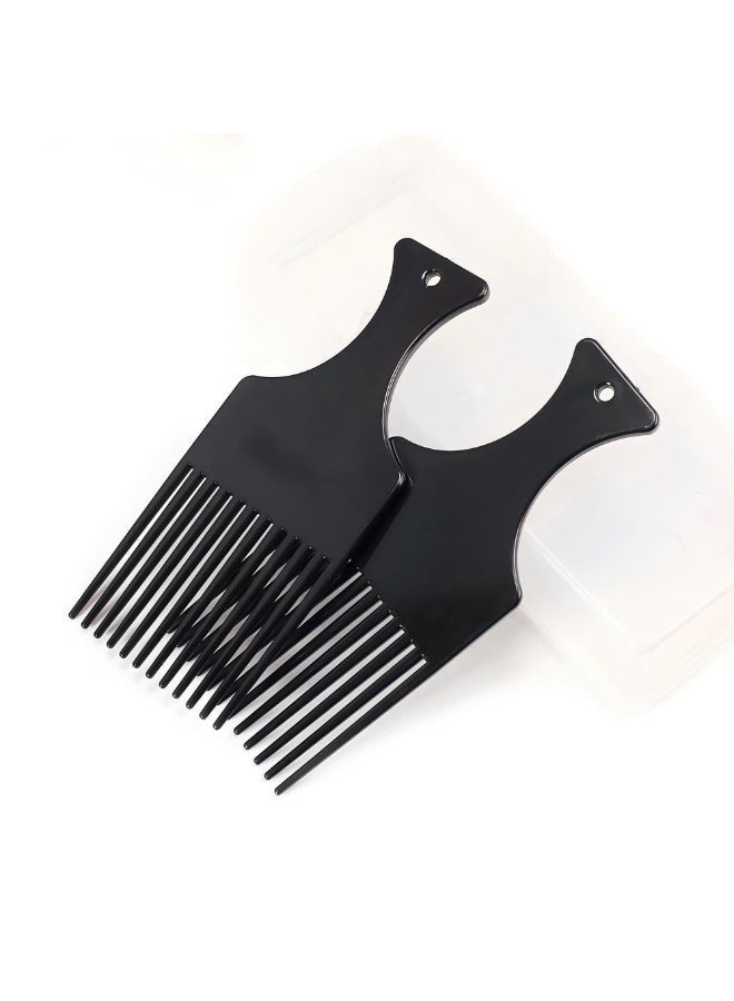 مشط قص شعر أسود احترافي مضاد للكهرباء الساكنة، قطعة واحدة، لتصفيف دقيق وتحكم سلس - Image 4