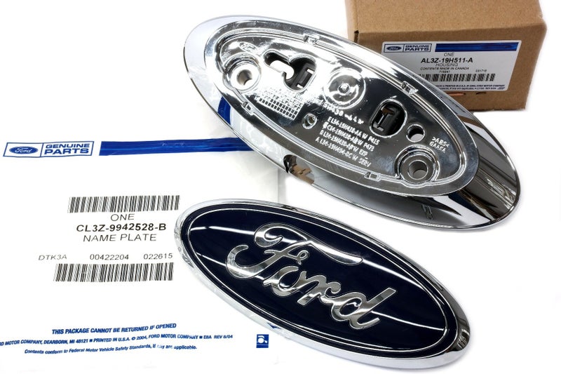 Ford 2009-2014 فورد F-150 غطاء صندوق الكاميرا الخلفية والإطار والشعار مُحدث OEM - Image 1